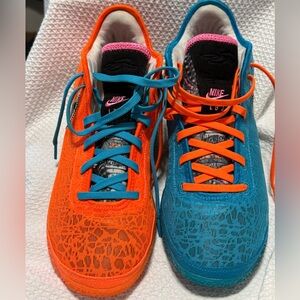 Nike  Orange and Blue Sneakers